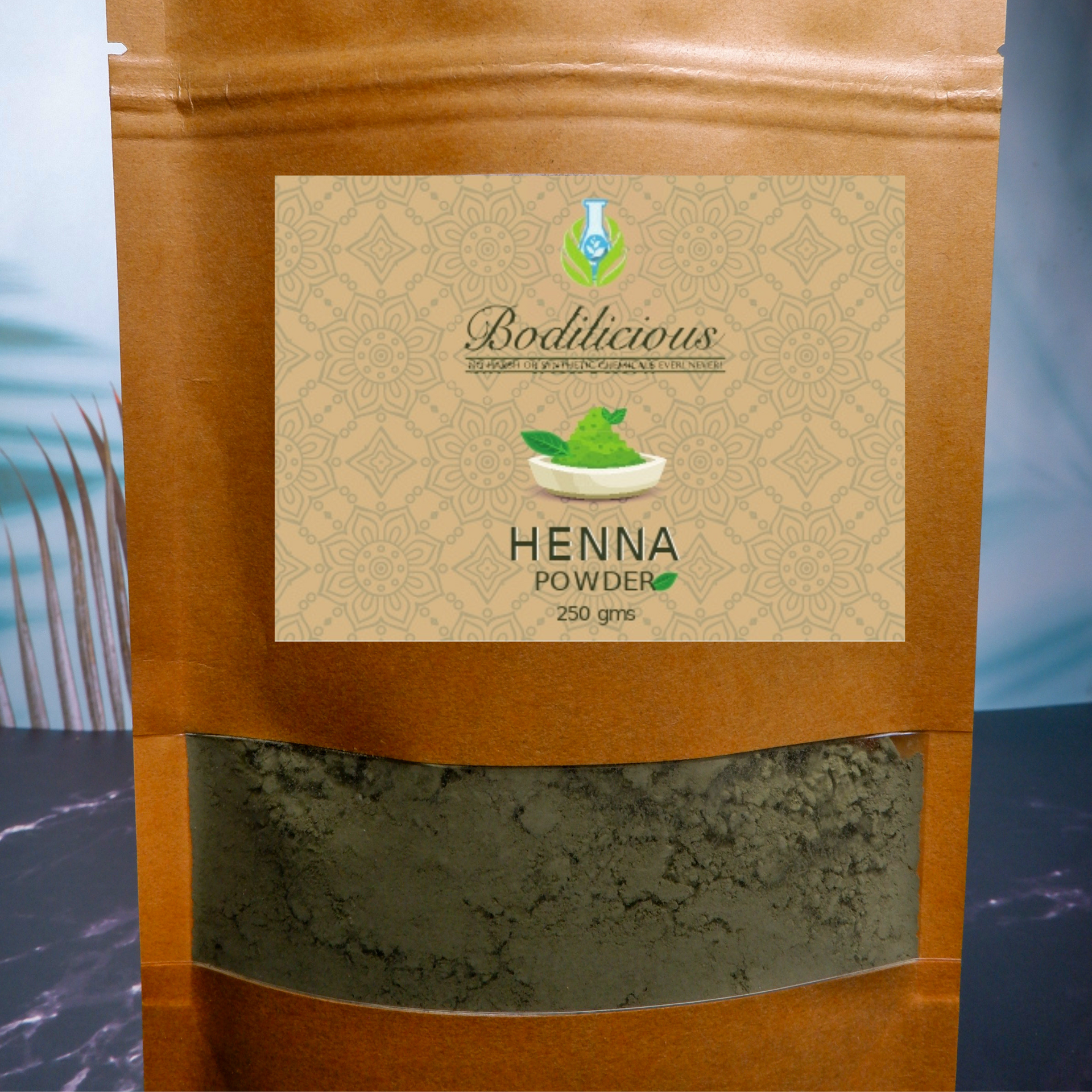 Bodilicious's Henna Hair Powder | Prevents Dandruff | Promotes Faster Hair Growth
