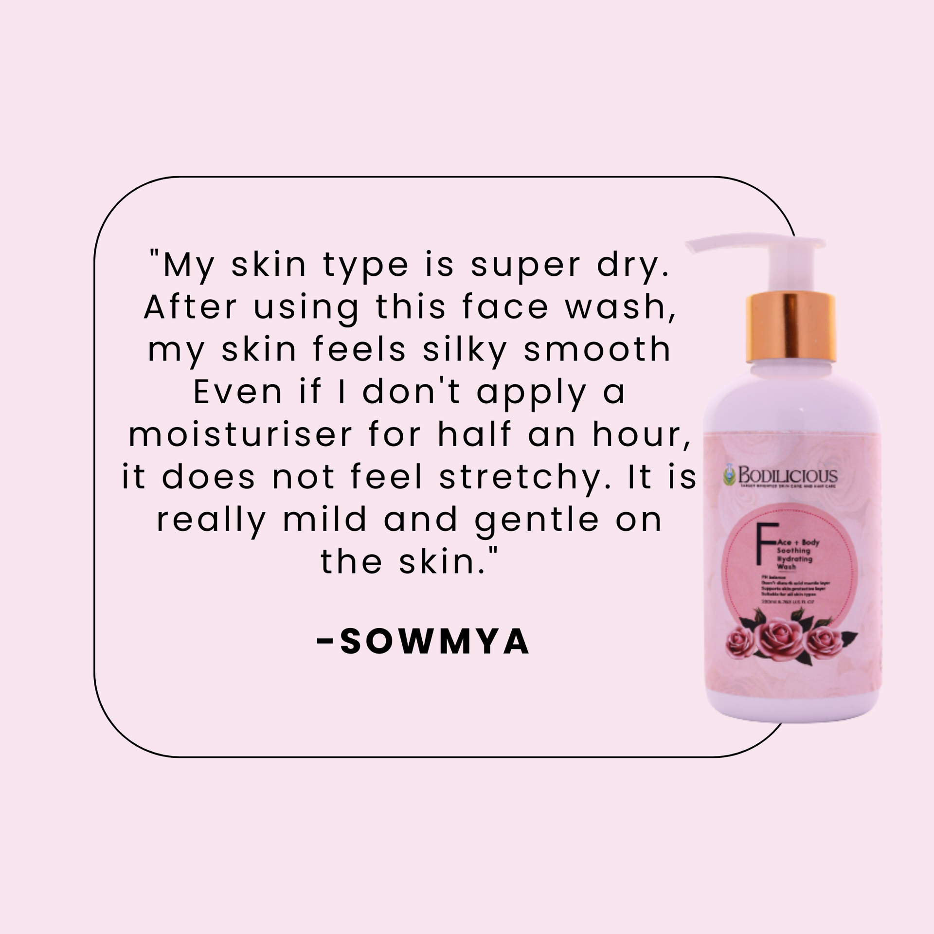 Bodilicious Rose Face and Body Wash | Infuses Radiance and Refreshment Into Your Skin.
