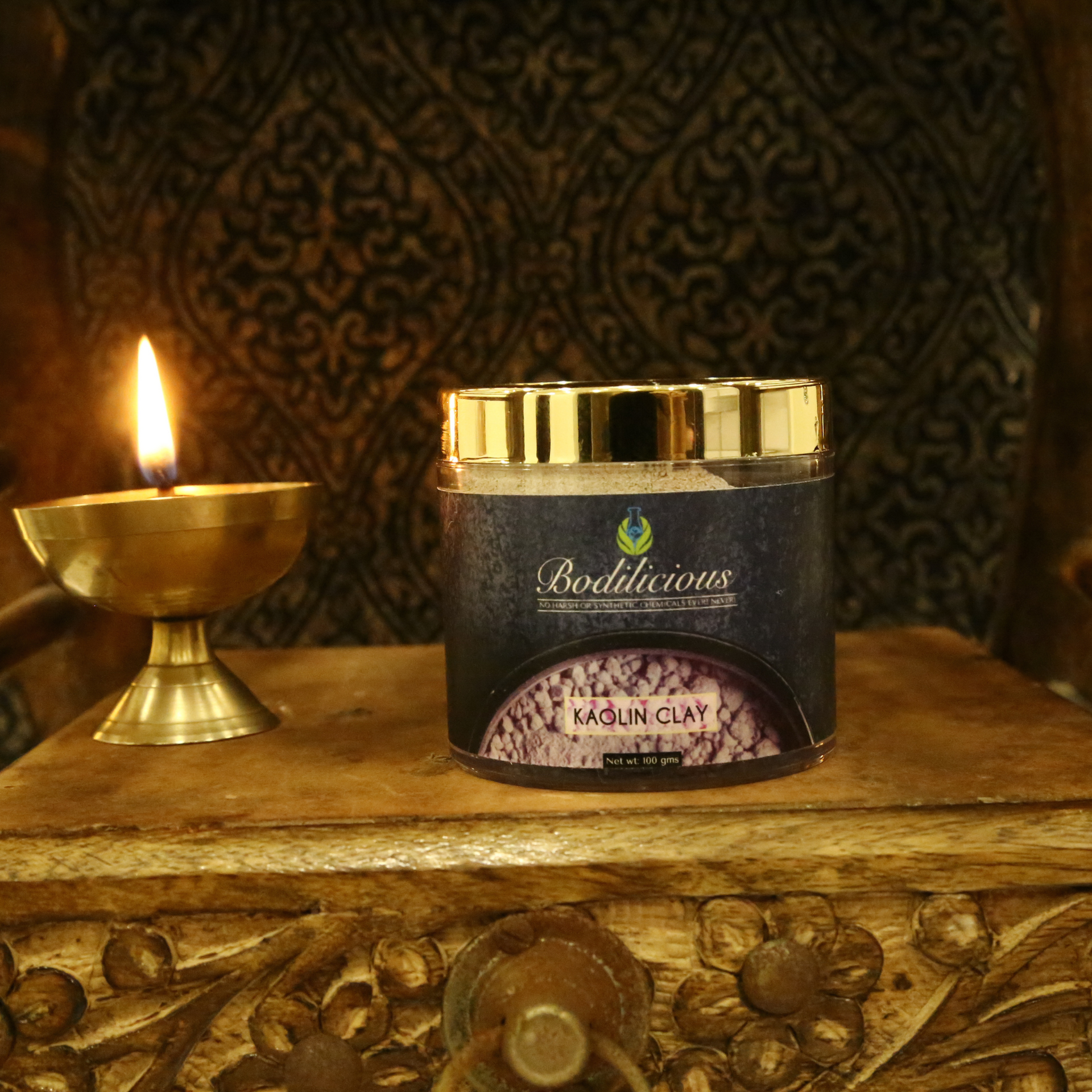 Bodilicious's Kaolin clay | Reduce Skin Inflammation | Provide Instant Brightness