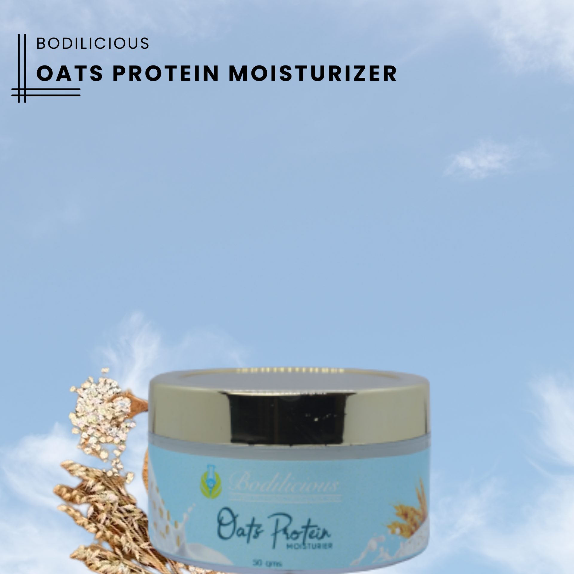 Bodilicious's Oats Protein Moisturizer | Best moisturizer for dry skin
