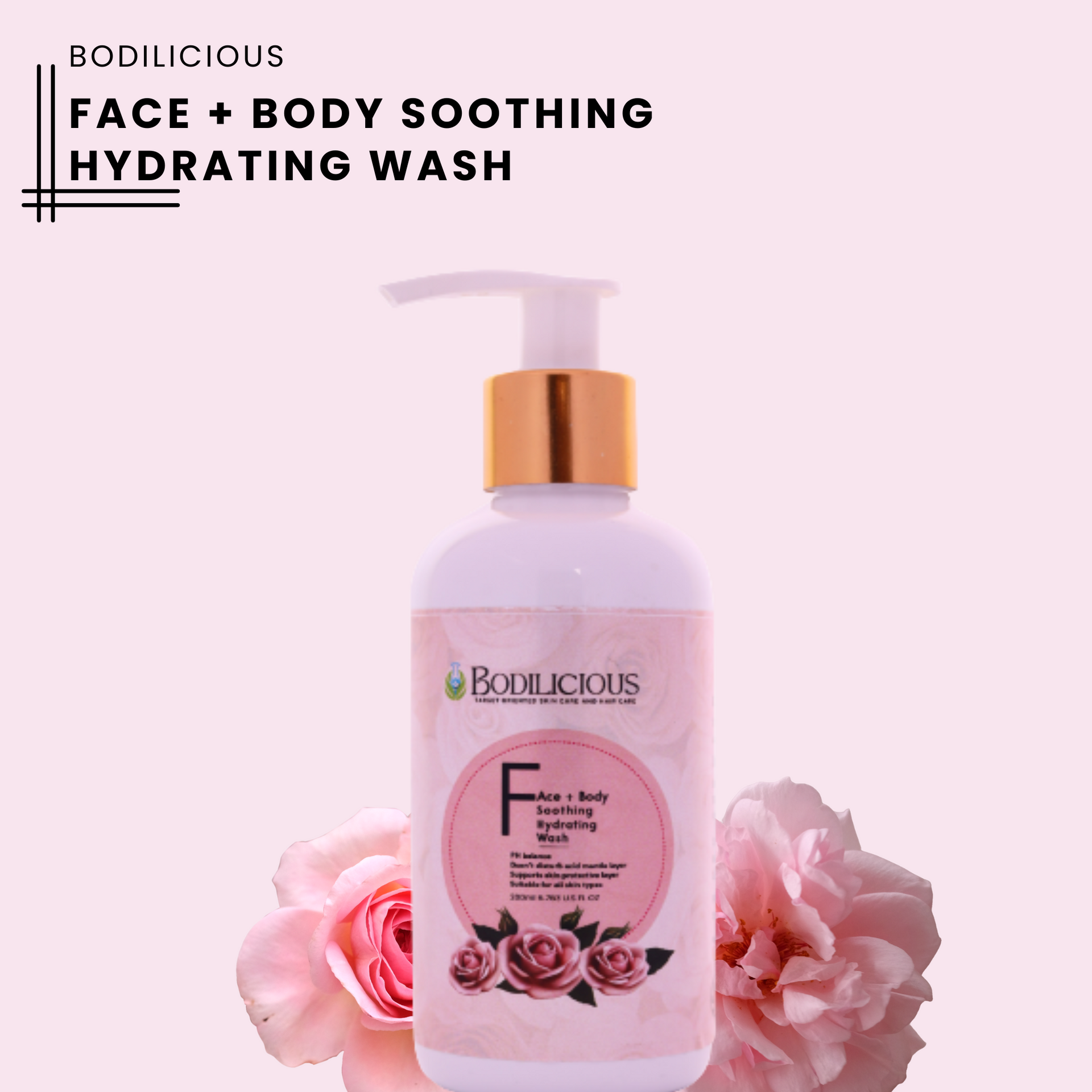 Rose face and Body wash