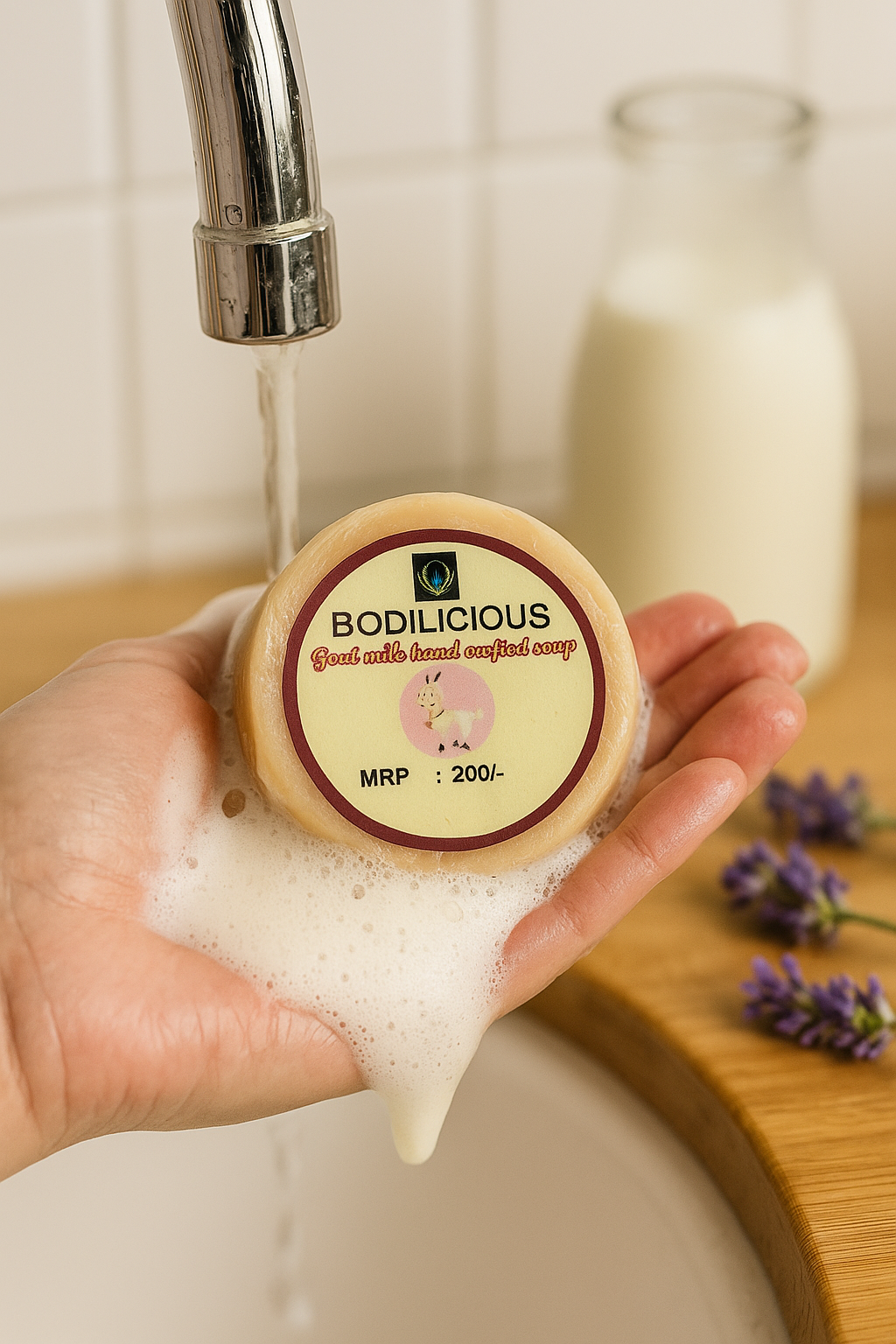 Goat milk soap