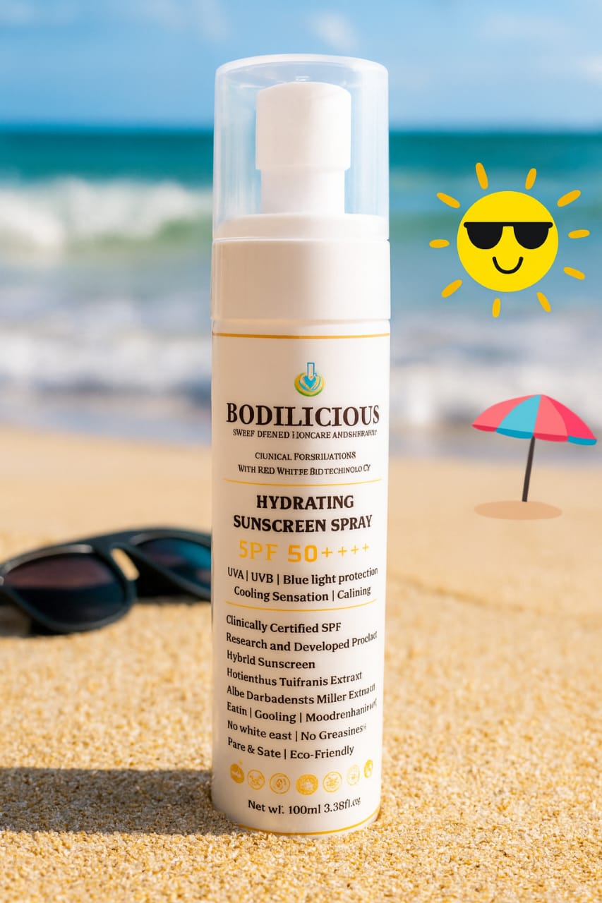 Hydrating sunscreen spray