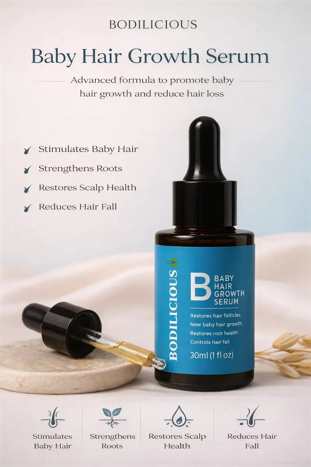 Bodilicious Baby Hair Growth Serum thumbnail 2