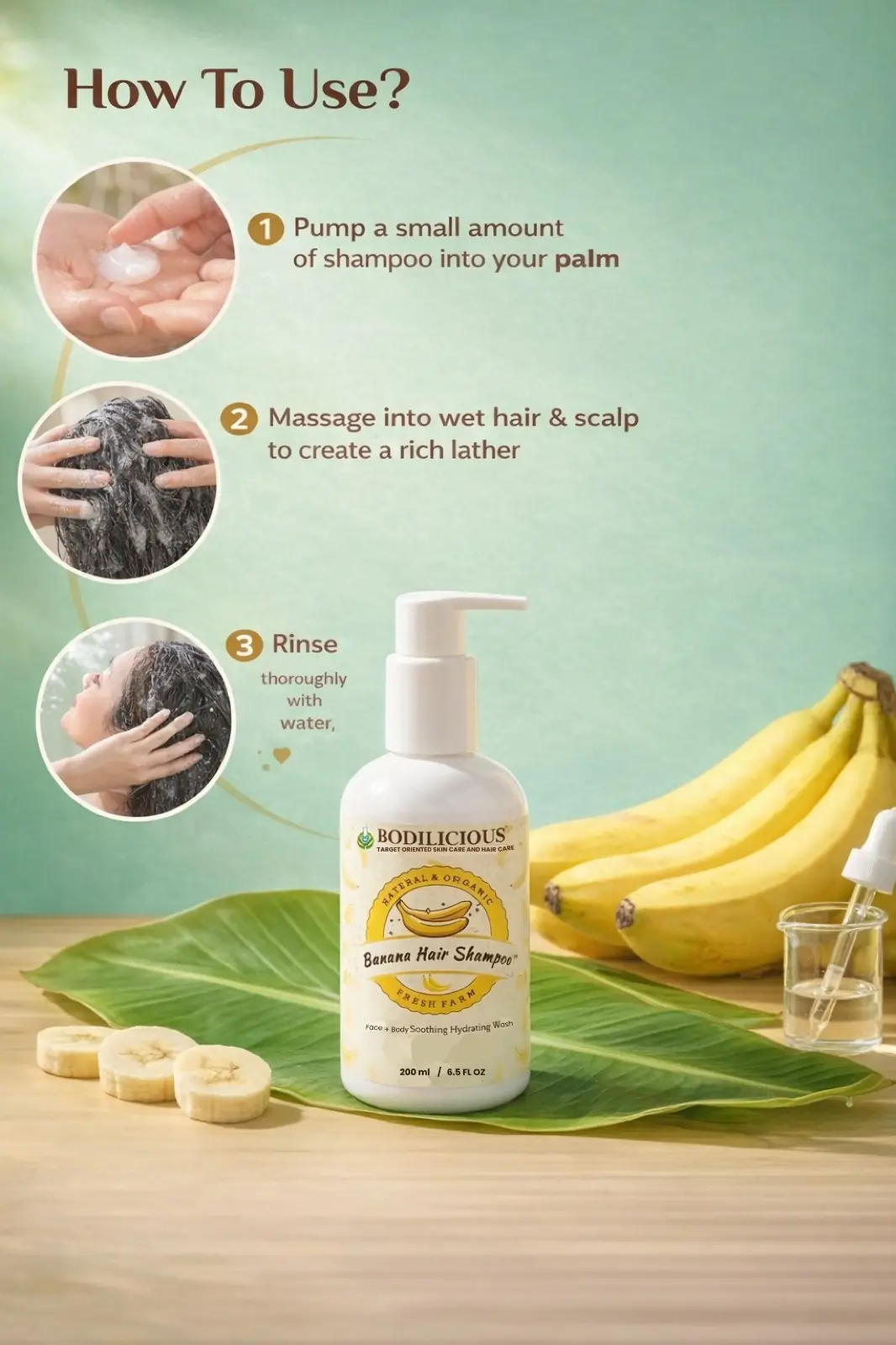 Bodilicious Banana Shampoo thumbnail 3