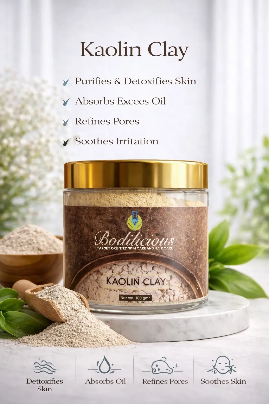Bodilicious Kaolin Clay Cleanser thumbnail 2