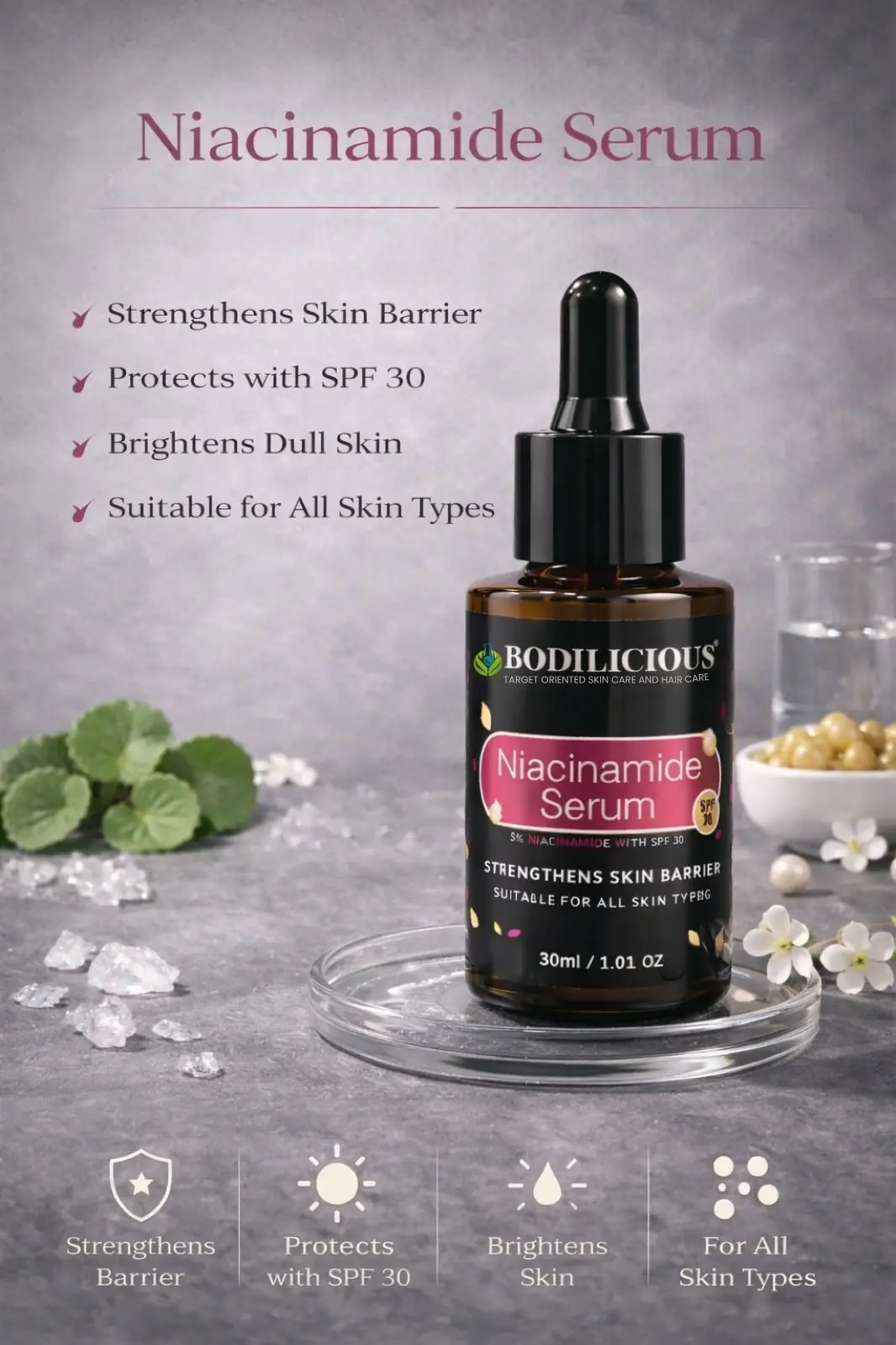 Bodilicious Niacinamide Serum with SPF 30 thumbnail 2