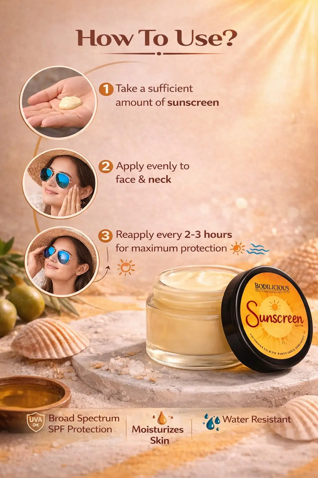 Bodilicious Physical Sunscreen with SPF 50++++ thumbnail 3