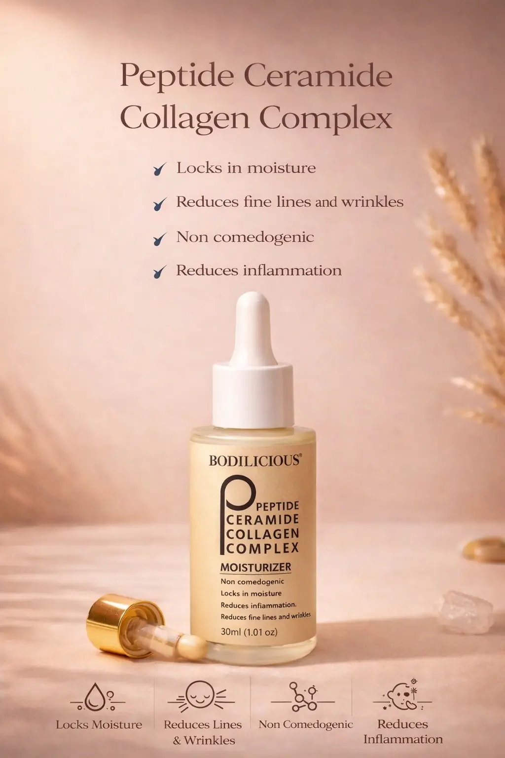 Bodilicious Peptide Ceramide Collagen Complex Moisturizer thumbnail 2